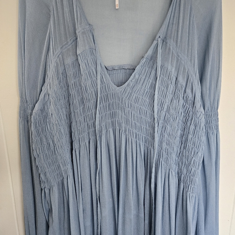 Free People Lini Smocked Dress Size XS - Picture 5 of 15